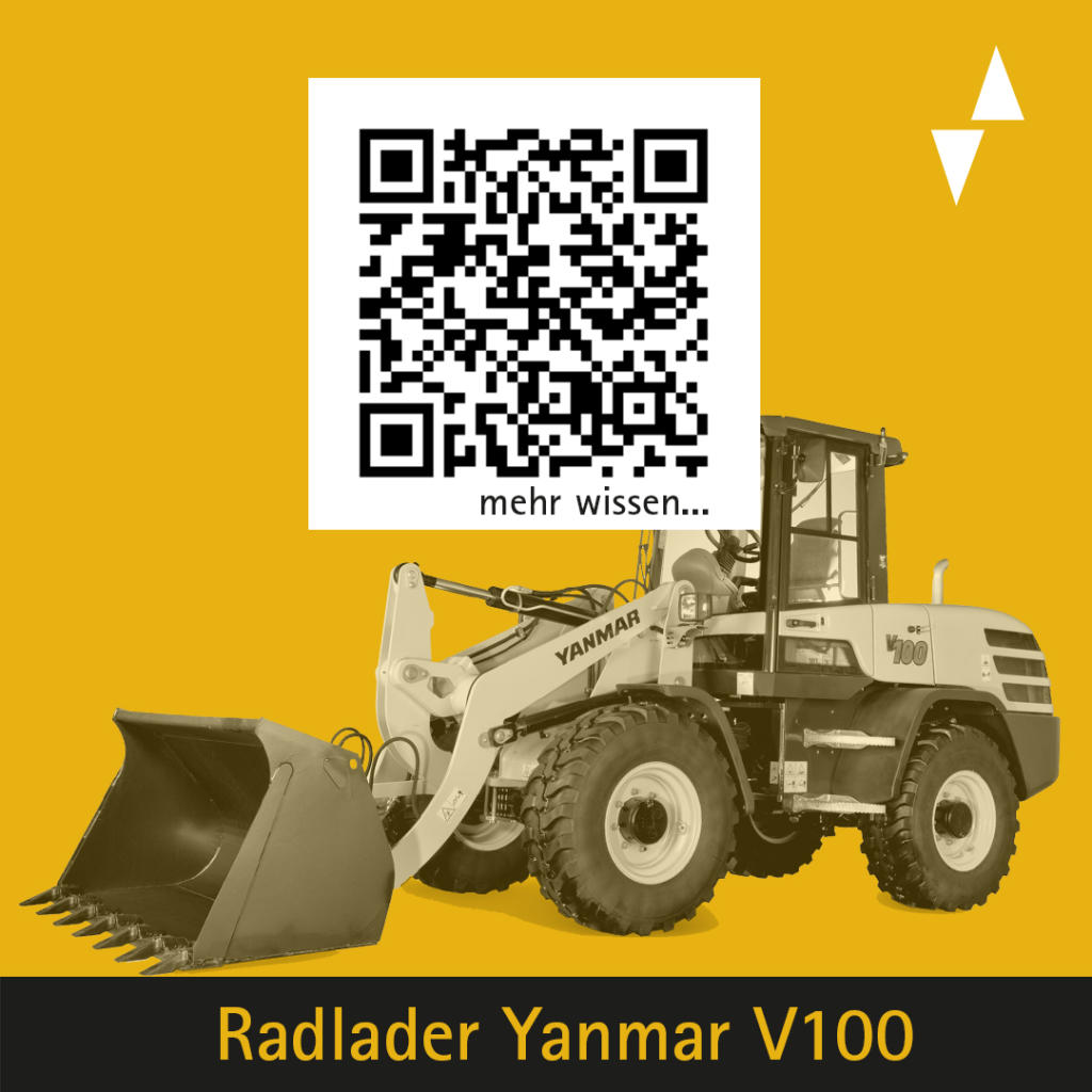 plakette radlader yanmar v100