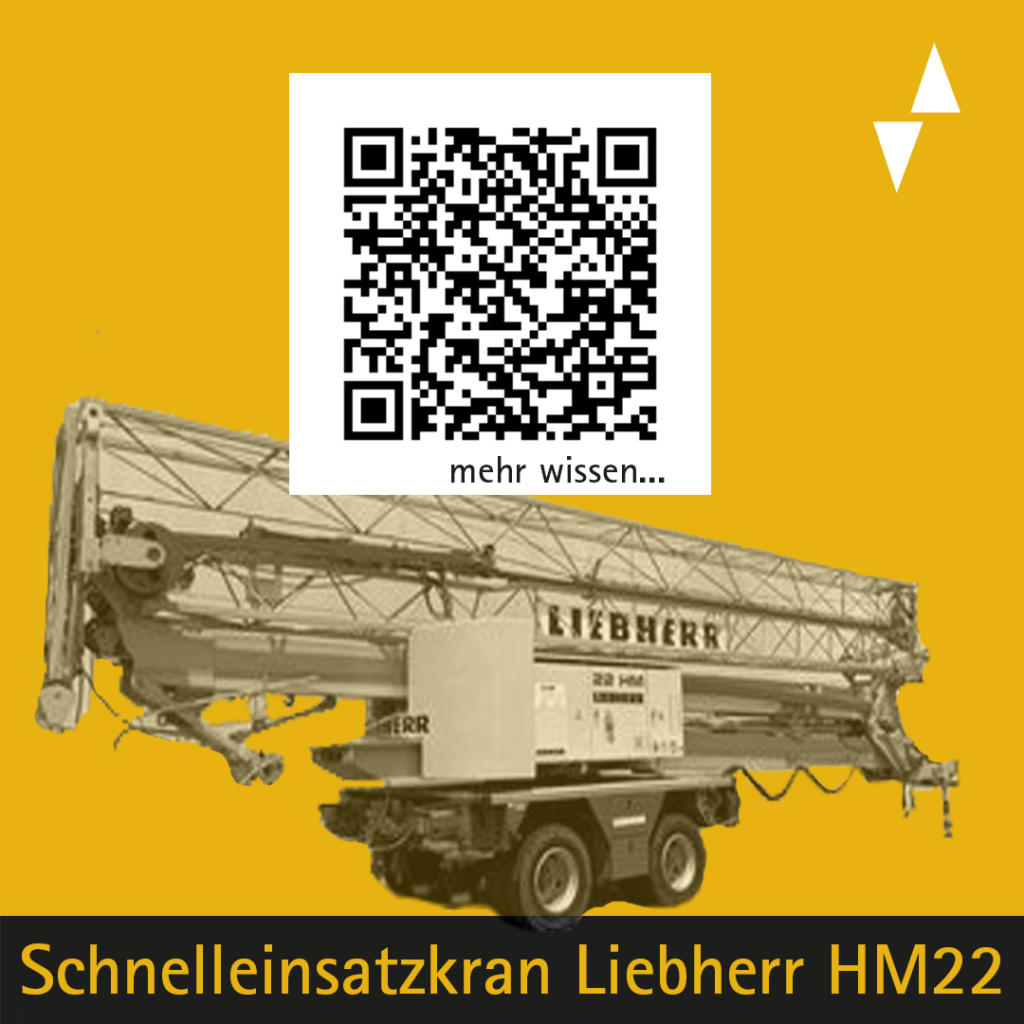 plakette turmdrehkran liebherr hm22 1