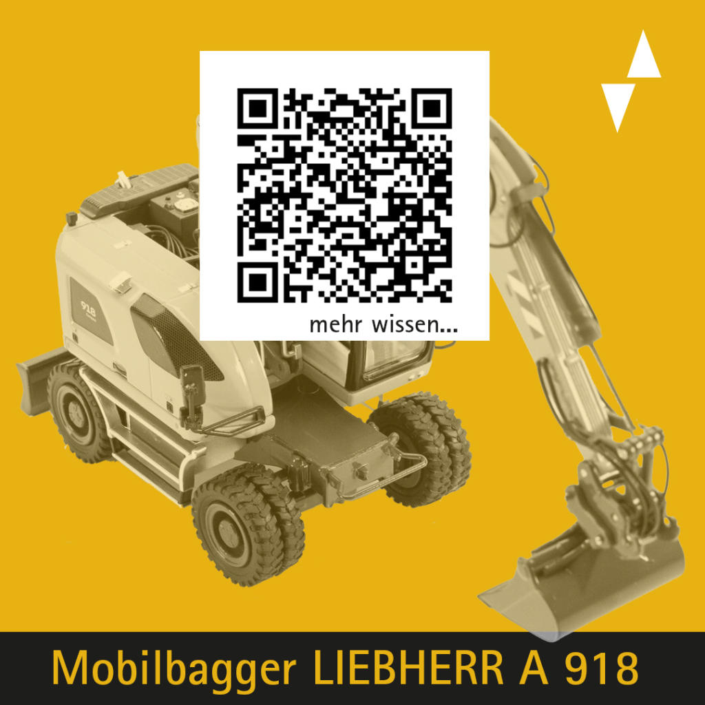 plakette mobilbagger liebherr a 918