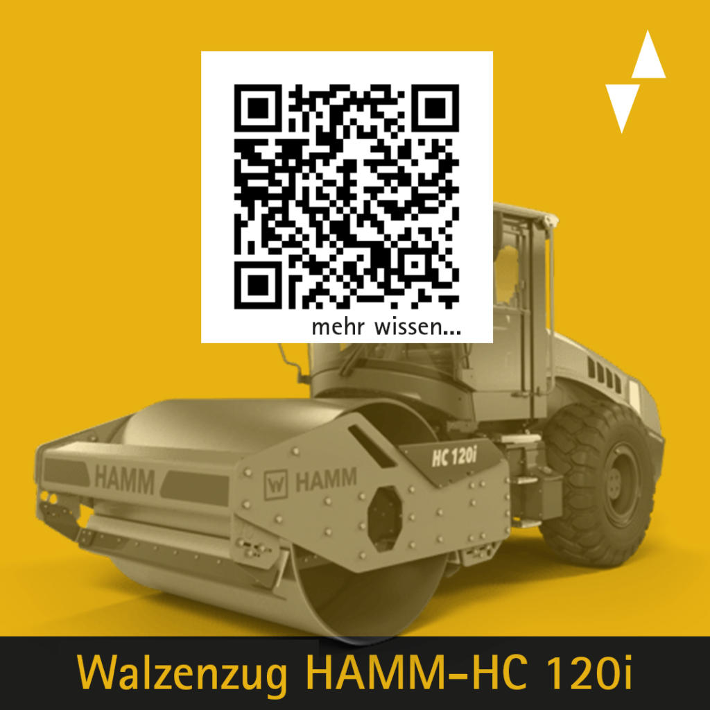 plakette walzenzug hamm hc 120i